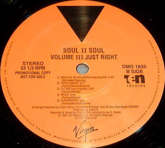 Soul II Soul - Volume III Just Right