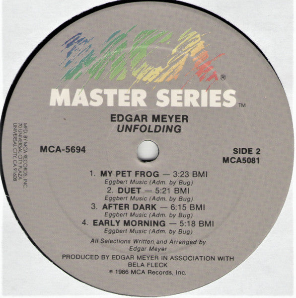 Edgar Meyer - Unfolding