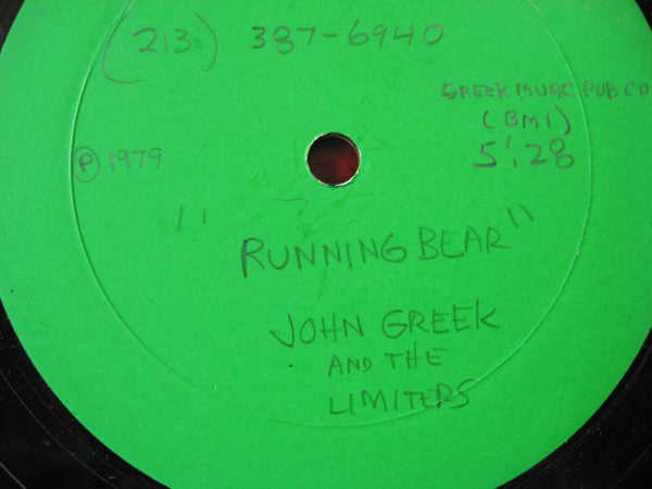 John Greek And The Limiters - I'm Hot For Your Body / Running Bear
