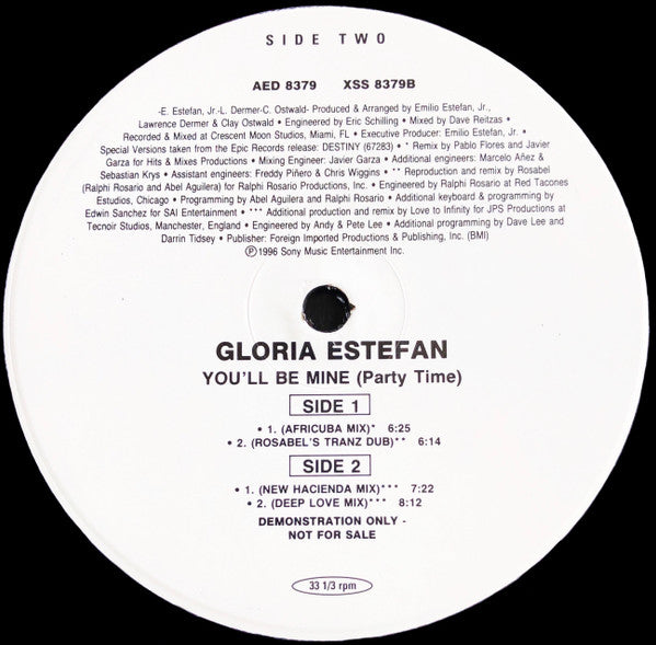 Gloria Estefan - You'll Be Mine (Party Time)