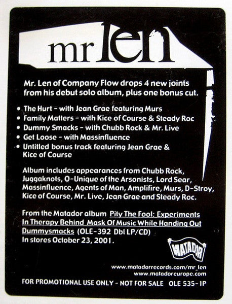 Mr. Len - Pity The Fool
