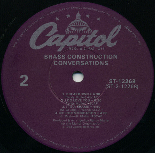 Brass Construction - Conversations