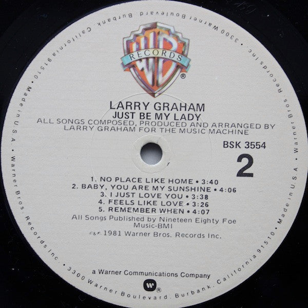 Larry Graham - Just Be My Lady