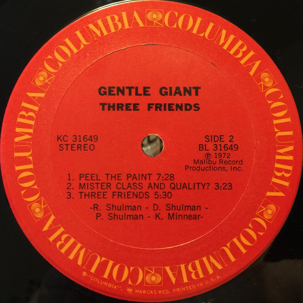 Gentle Giant - Three Friends