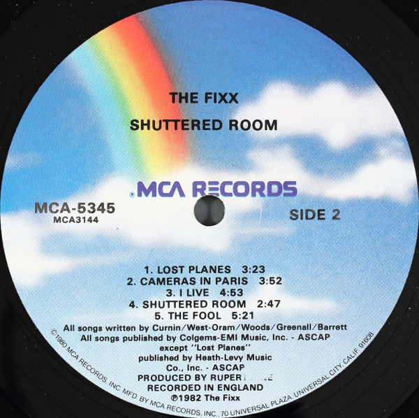 The Fixx - Shuttered Room