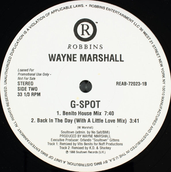 Wayne Marshall (3) - G Spot