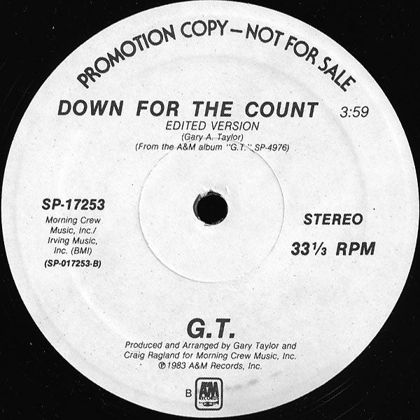 Gary Taylor - Down For The Count