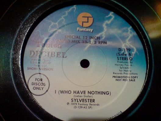 Sylvester - I (Who Have Nothing)