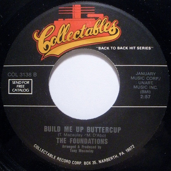 The Foundations - Baby, Now That I've Found You / Build Me Up Buttercup
