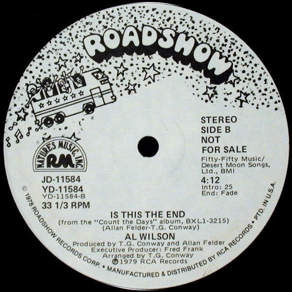 Al Wilson - Count The Days / Is This The End