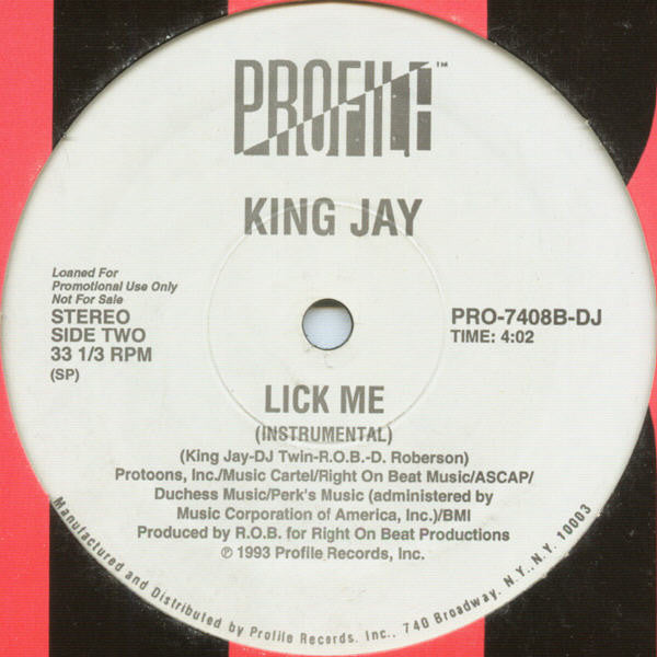 King Jay - Lick Me
