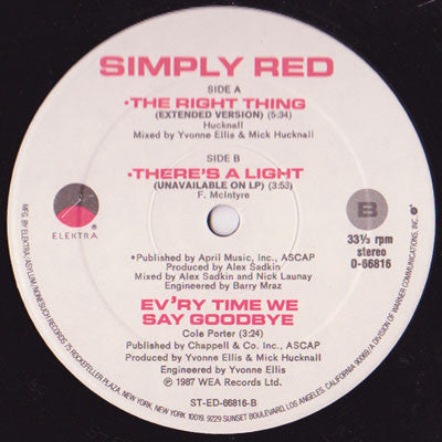 Simply Red - The Right Thing