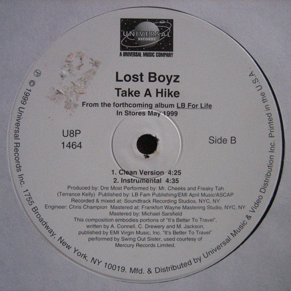 Lost Boyz - Take A Hike