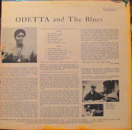 Odetta And The Blues