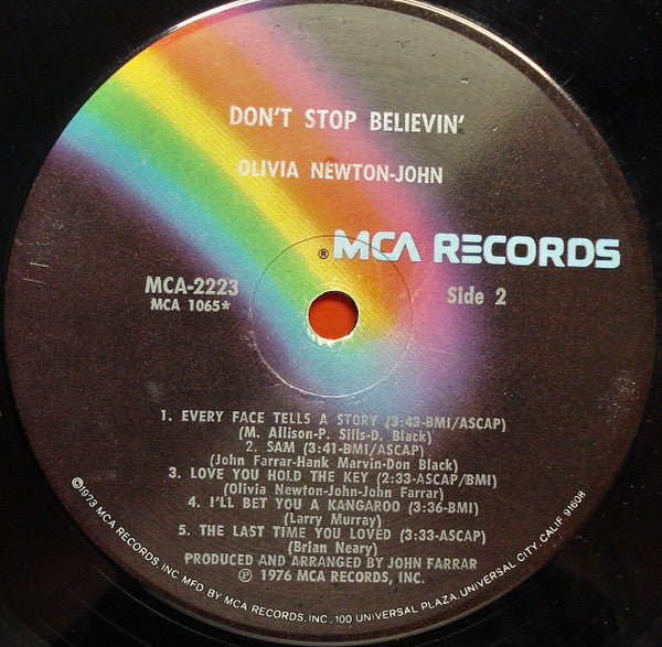 Olivia Newton-John - Don't Stop Believin'