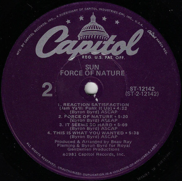 Sun (7) - Force Of Nature
