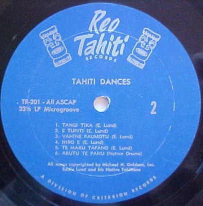 Eddie Lund And His Tahitians - Tahiti Dances