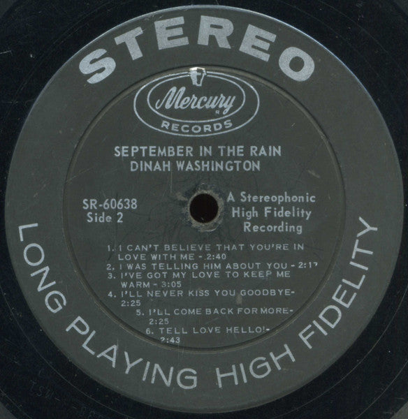 Dinah Washington - September In The Rain