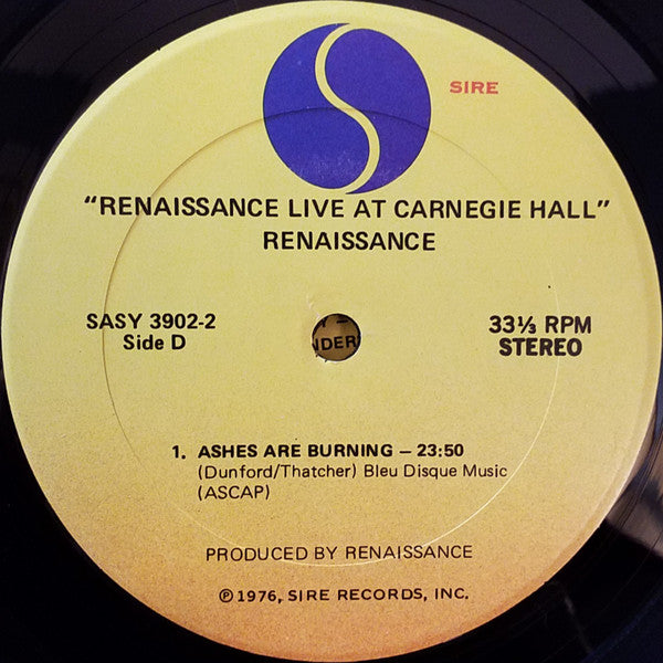 Renaissance (4) - Live At Carnegie Hall