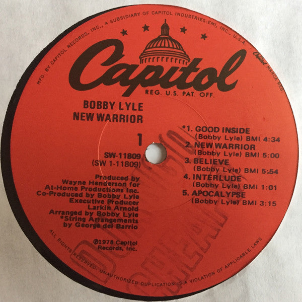 Bobby Lyle - New Warrior