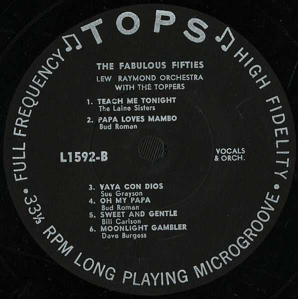 Lew Raymond And His Orchestra - Big Hits From The Fabulous 50's