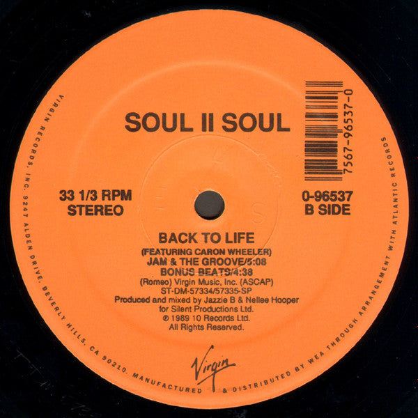 Soul II Soul - Back To Life (Club Mix)