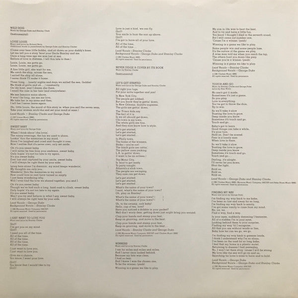 Stanley Clarke/George Duke - The Clarke / Duke Project