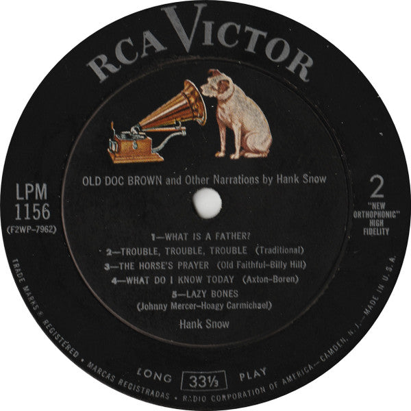 Hank Snow - Old Doc Brown