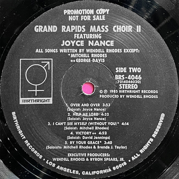 Wendell Rhodes - Grand Rapids Mass Choir II Featuring Joyce Nance