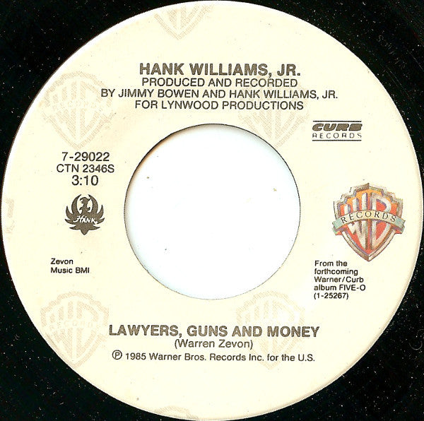 Hank Williams Jr. - I'm For Love / Lawyers, Guns And Money
