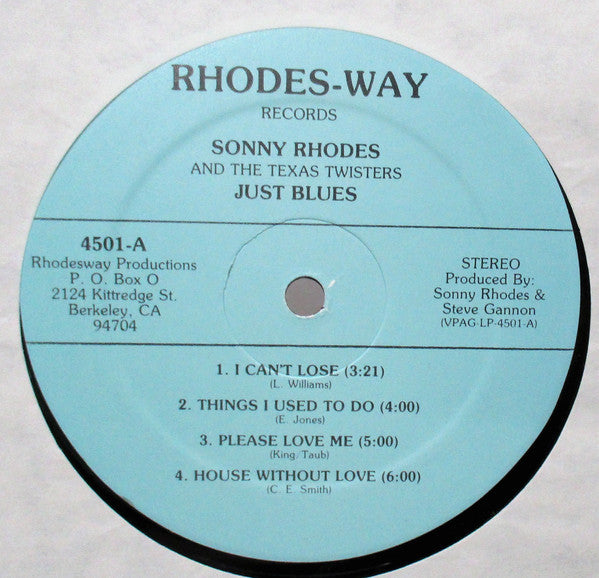 Sonny Rhodes & The Texas Twisters - Just Blues