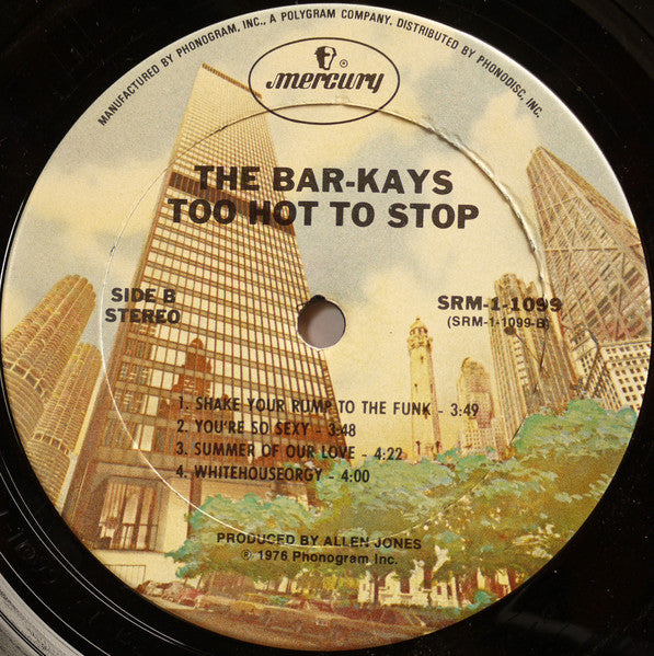 Bar-Kays - Too Hot To Stop