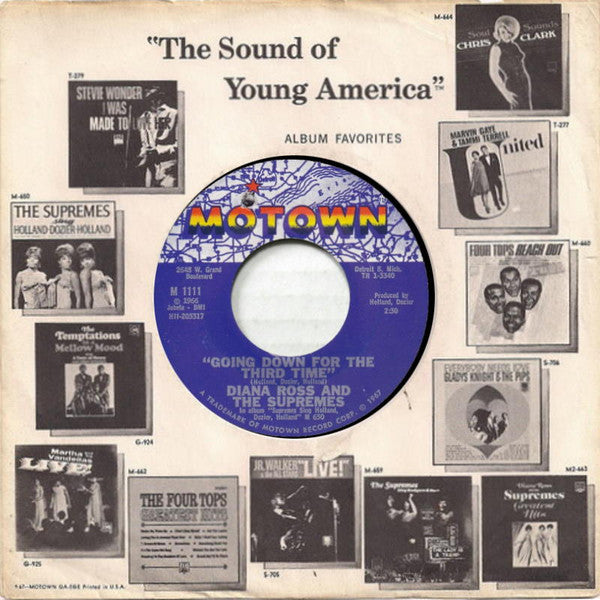 The Supremes - Reflections / Going Down For The Third Time
