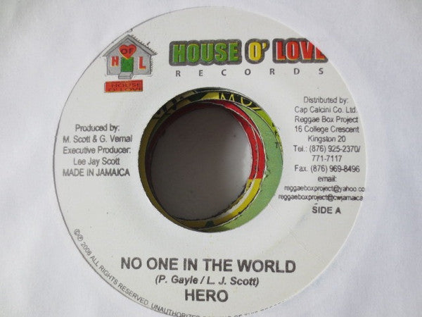 Little Hero - No One In The World / Paradise