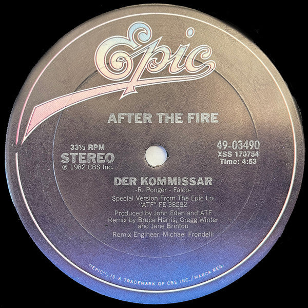 After The Fire - Der Kommissar
