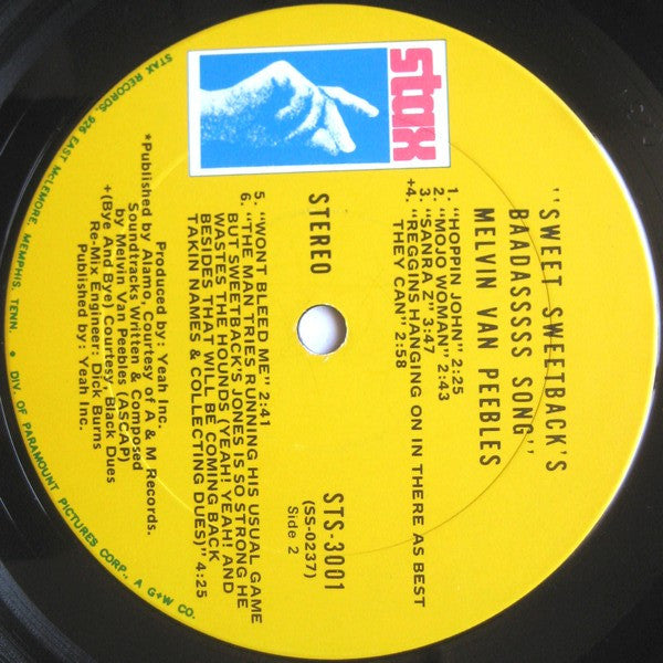 Melvin Van Peebles - Sweet Sweetback's Baadasssss Song (An Opera)