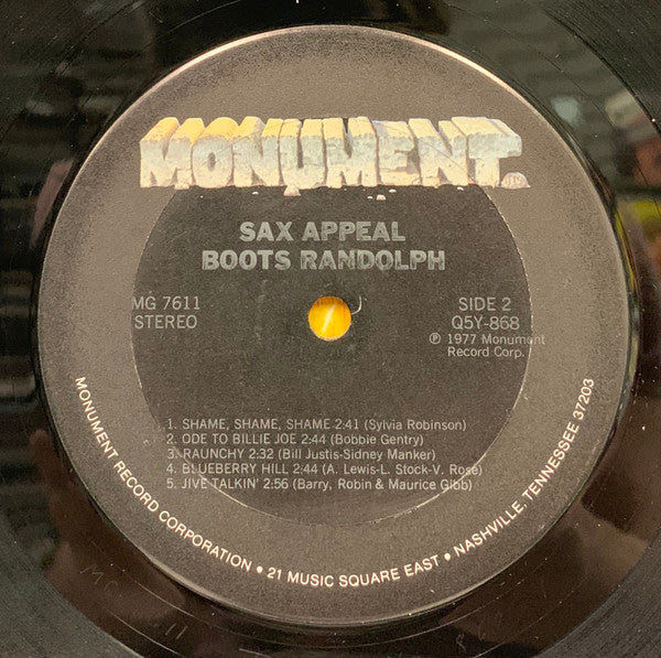 Boots Randolph - Sax Appeal