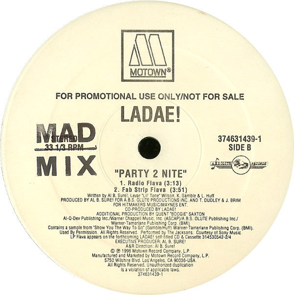 Ladae - Party 2 Nite