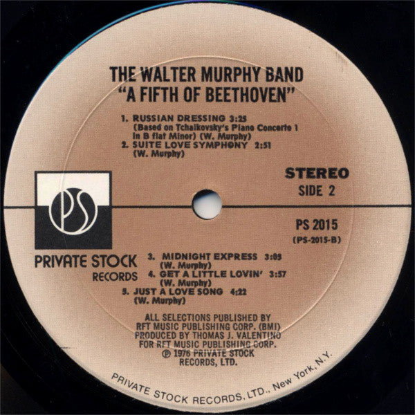 Walter Murphy & The Big Apple Band - A Fifth Of Beethoven