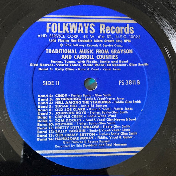 Various - Traditional Music From Grayson And Carroll Counties
