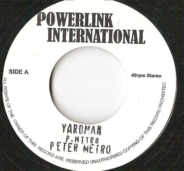 Peter Metro - Yardman