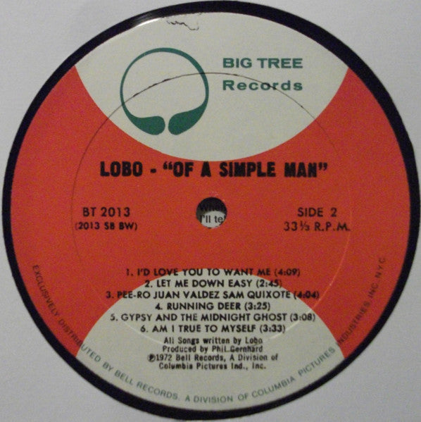 Lobo (3) - Of A Simple Man