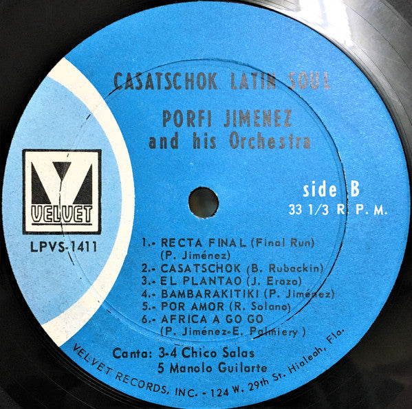 Porfi Jiménez Y Su Orquesta - Casatshok Latin Soul