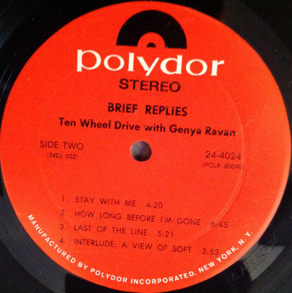 Ten Wheel Drive - Brief Replies