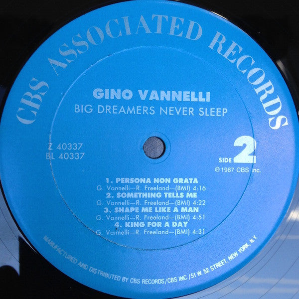 Gino Vannelli - Big Dreamers Never Sleep