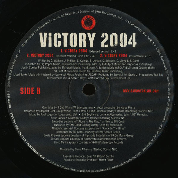 P. Diddy - Victory 2004