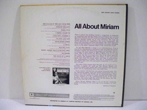 Miriam Makeba - All About Miriam