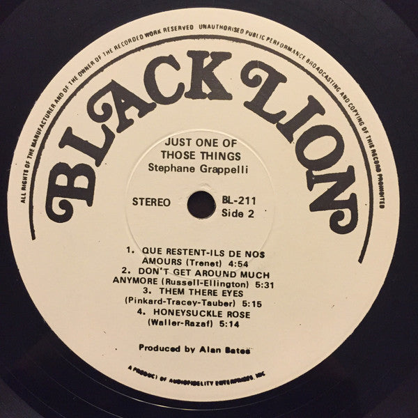 Stéphane Grappelli - Just One Of Those Things!