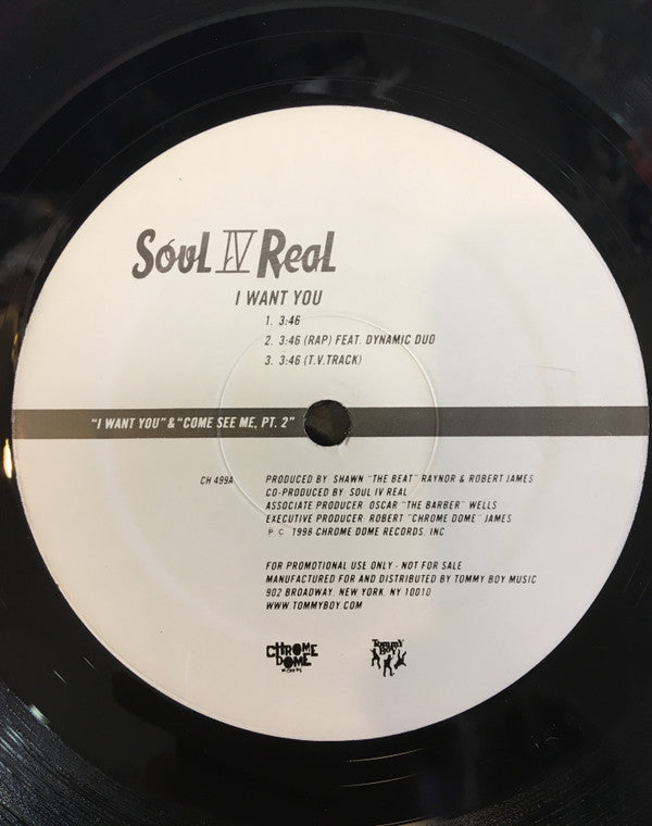 Soul For Real - I Want You / Come See Me Pt. 2