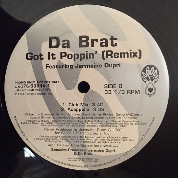 Da Brat - Got It Poppin' (Remix)